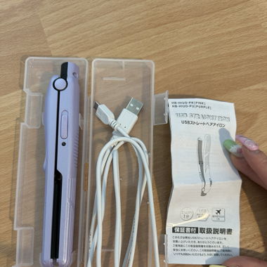 lavender mini iron, travelsize