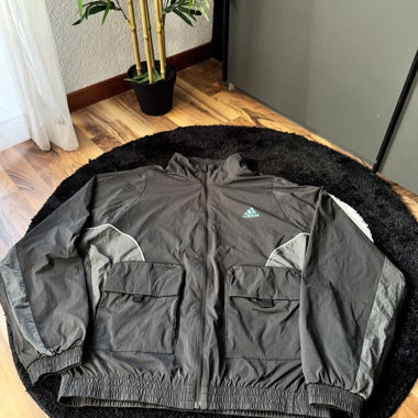 Adidas Vintage Utility Windbreaker – Size M
