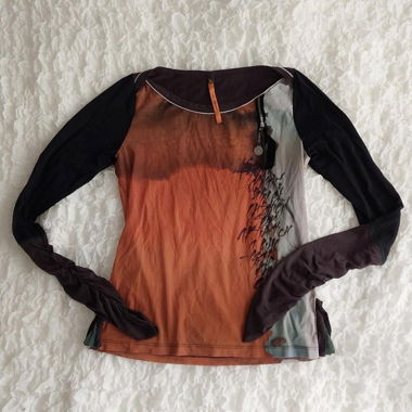 2000's COP COPINE PRINTED TOP