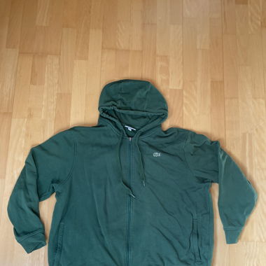Lacoste Green zip up hoodie unisex