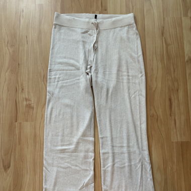Beige , Hose , Stoff 