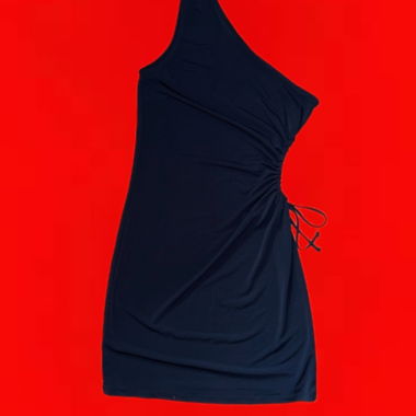 Abito asimmetrico nero
