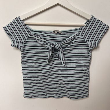 Gestreiftes Sommer Crop Top