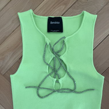 Top mit Glitzer