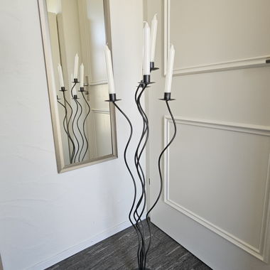 Porte-bougies noir