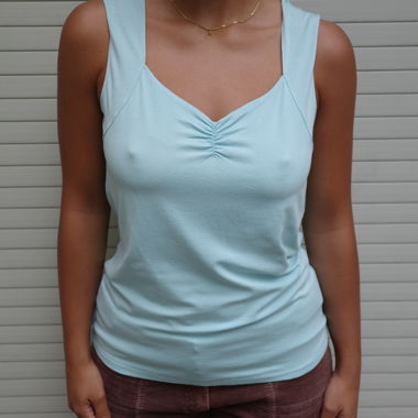 2000er Babyblaues Tanktop