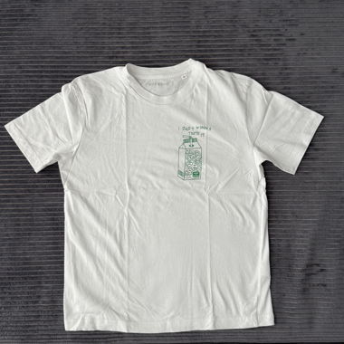 T-shirt bianco grafico XS di Hey Soho