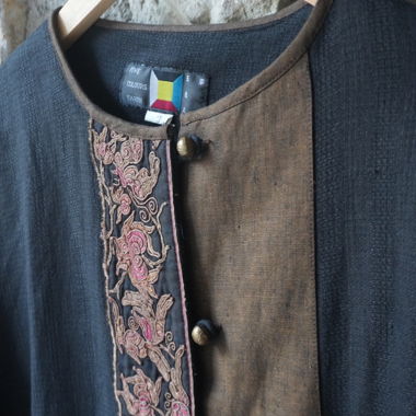 Five Colours Earth bestickte Jacke S/M 