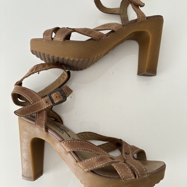 FLY London flygirl Vintage Sandals 39 Leather