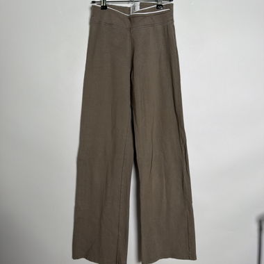 Brown Wide-Leg Pants