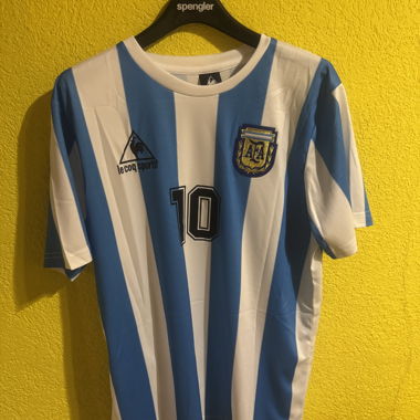 Maglia retrò Argentina 1986 di Maradona