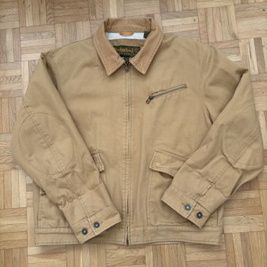 Giacca Timberland vintage camel/beige in cotone