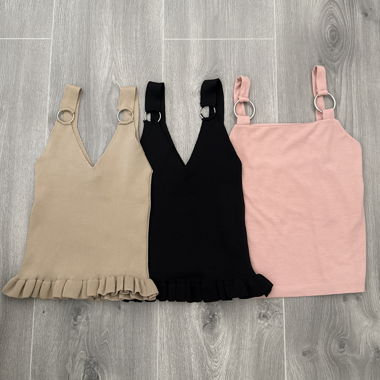 3 schöne Tops – Schwarz, Beige & Pink