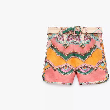Short avec ceinture 