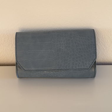 Blaue Bauch-/Umhängetasche