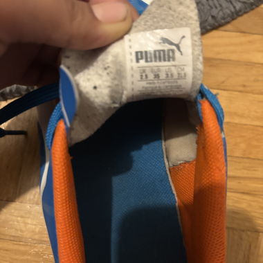 Scarpe sportive Puma blu e arancione 35