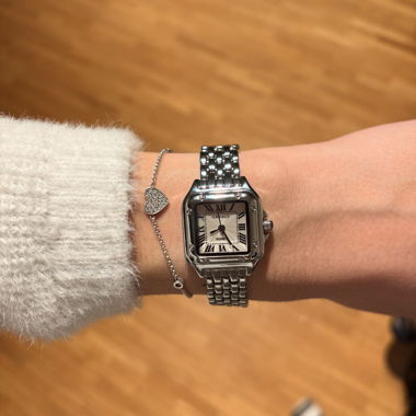 GREALY Damen Armbanduhr silber
