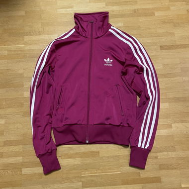 VINTAGE BURGUNDY/WINE RED ADIDAS JACKET