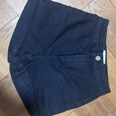 Denim-Collection schwarze Shorts