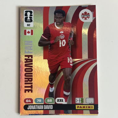Panini FIFA Jonathan David Karte