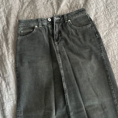 H&M denim maxi skirt