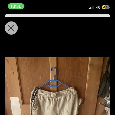 Pantalon de jogging beige