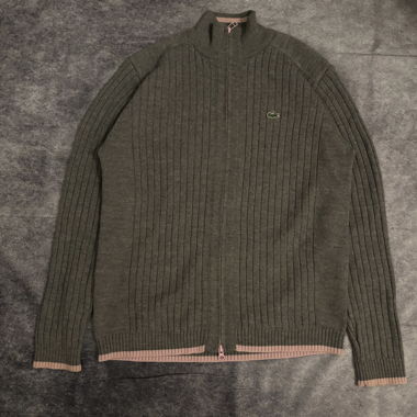 Lacoste Zipper Grau - Grösse M