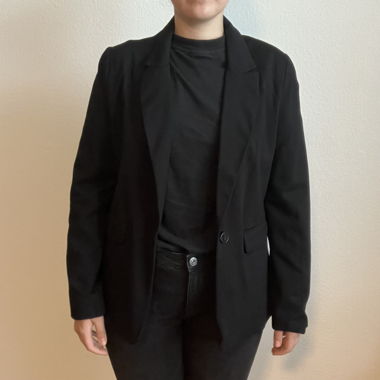 Schwarzer Blazer