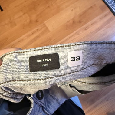 Jeans Volcom Billow Loose coupe ample lavage clair W33