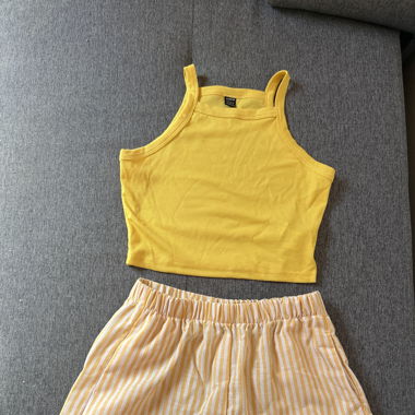 Ensembles été short top crop top