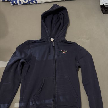 Reebok Hoodie Gr. XS, Navy Blau, guter Zustand.