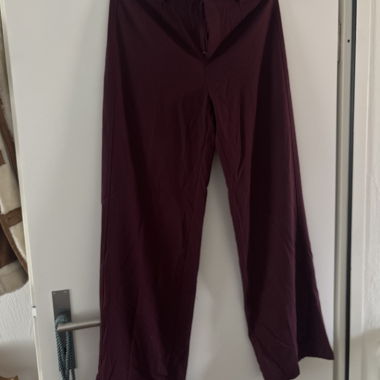 Pantaloni Bordeaux oversize