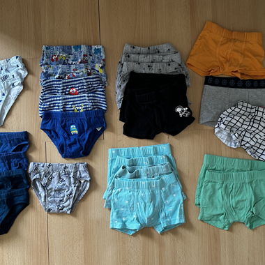26x sous-vêtements pour garçons Gr. 98/10