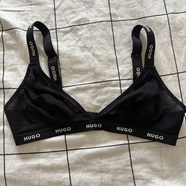 HUGO Black Bralette