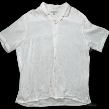 Chemise blanche à manches courtes SMOG XXL