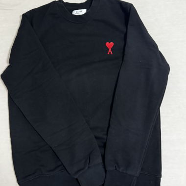 AMI Paris Black Sweatshirt