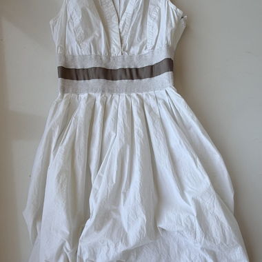 Zara Basic White Dress S