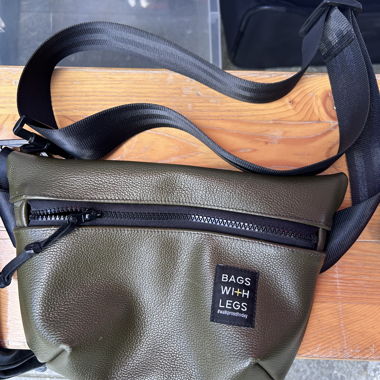 Olive crossbody bag