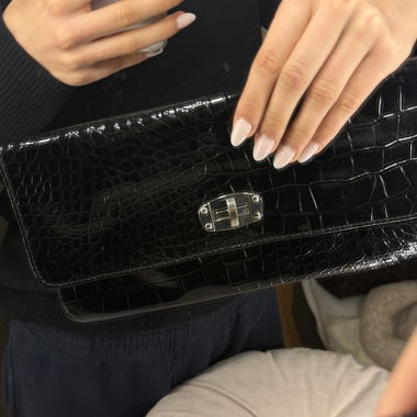 Black crossbody bag / clutch
