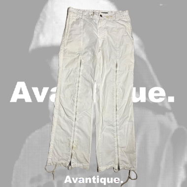 Vintage Y2K Archive Calvin Klein Zip Pants White 