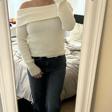 Off-Shoulder Pullover