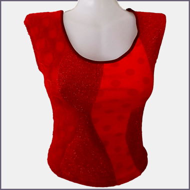 Top Custo Barcelona Top Vintage 90er Jahre Rot