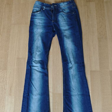 Damen Jeans Schlaghose