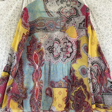 Blusa patchwork multicolore