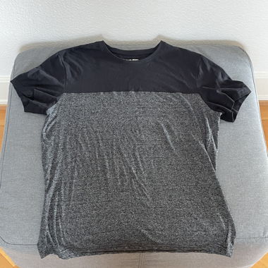 T-shirt Your Turn grigio/nero – XL