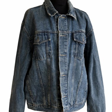 Giacca denim oversize