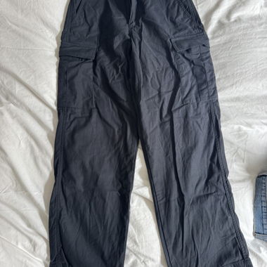 Pantaloni cargo neri XS