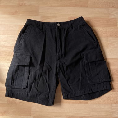 Shorts cargo noirs