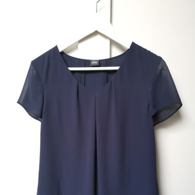Bluse, dunkelblau