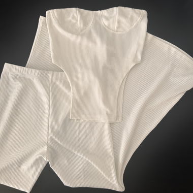 2 Piece set white
